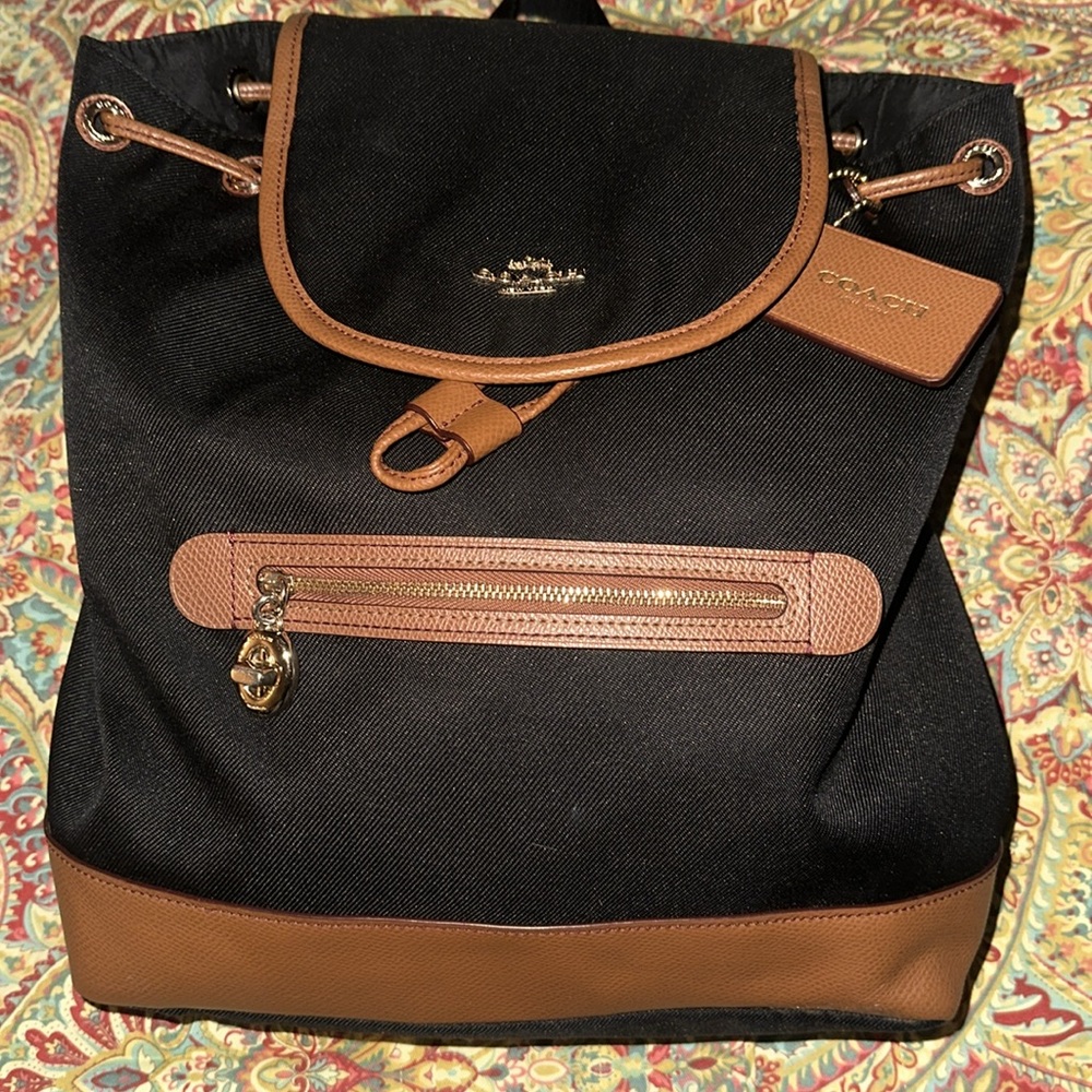 Coach Sawyer Drawstring Backpack - Picture 2 of 16